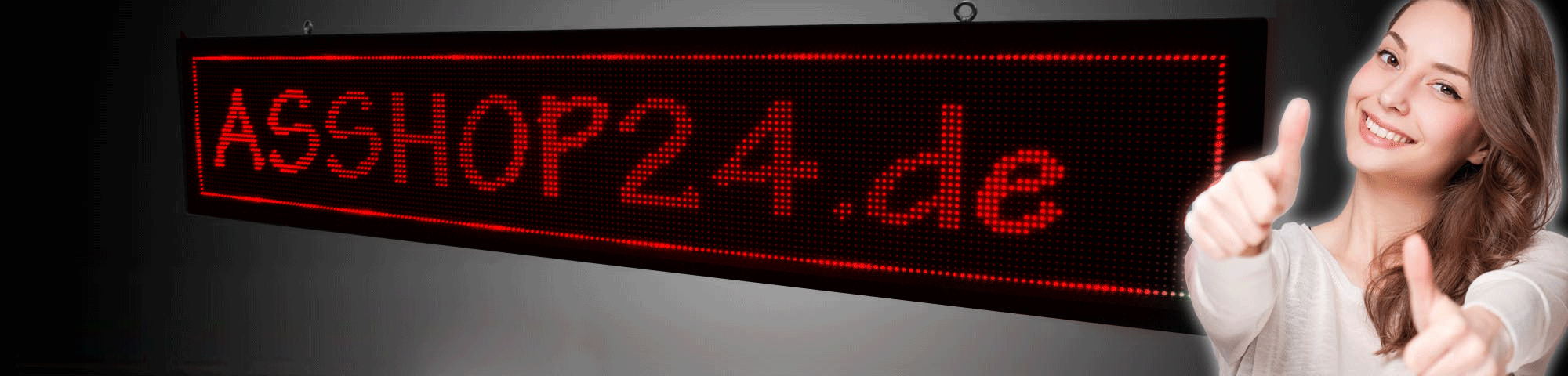 P10 LED-Laufschrift Rot