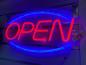 Preview: LED NEON OPEN SCHILDER (Blau,Rot)