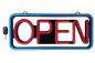 Preview: LED-Schild OPEN Neon Optik Fernbedienung