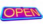 Preview: LED-Schild OPEN Neon Optik Fernbedienung
