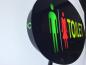 Preview: LED-Schild-Toilet-rot-gruen-gelb