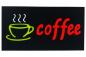 Preview: LED-Schild coffee