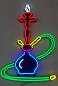 Preview: LED-Schild Shisha im Neon Design (rot, grün, blau, gelb, weiß)