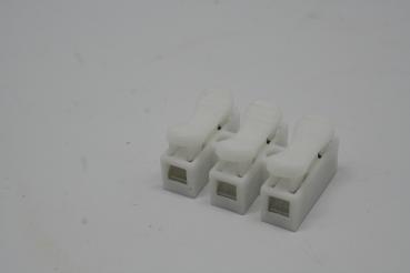 Klemme / Verbindungsklemme / Dosenklemme / Leuchtenklemme / Hebelklemme - 3 Eingänge (pro Verpackung)
