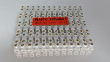 Verbindungsklemme - 15 A - 12mm - 10 x 12 Polig (pro Verpackung)