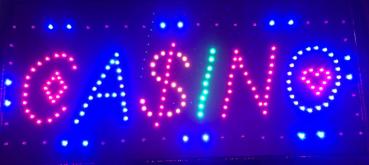 LED-Schild CASINO