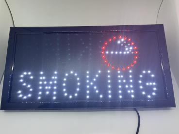 LED-Schild SMOKING