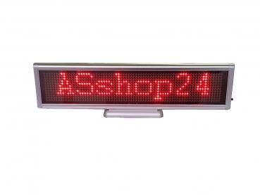 LED Laufschrift - (Mini) Rot 32 cm x 8 cm