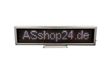 LED Display (Desktop) - LED Laufschrift - weiß
