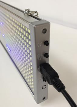 LED Display (Desktop) - LED Laufschrift - mehrfarbig - 120 x 14