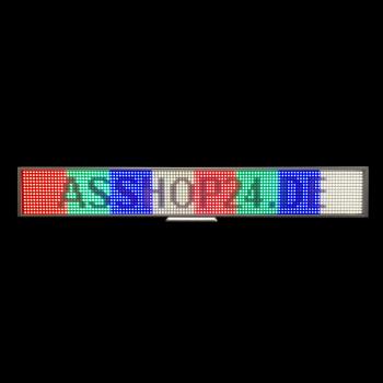 LED Display (Desktop) - LED Laufschrift - mehrfarbig - 120 x 14