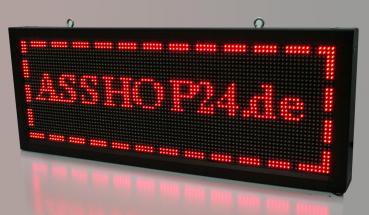 LED Laufschrift P10 Rot 300 cm x 40 cm