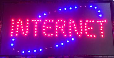 LED-Schild INTERNET