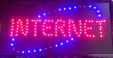 LED-Schild INTERNET