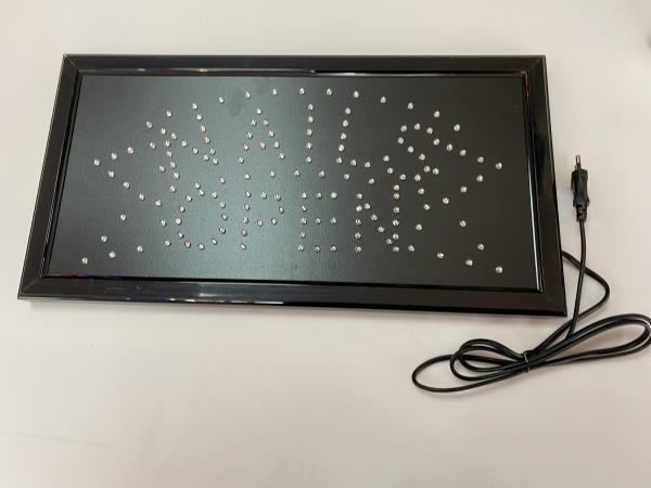 LED-Schild NAILS OPEN  (rot, gelb, blau)