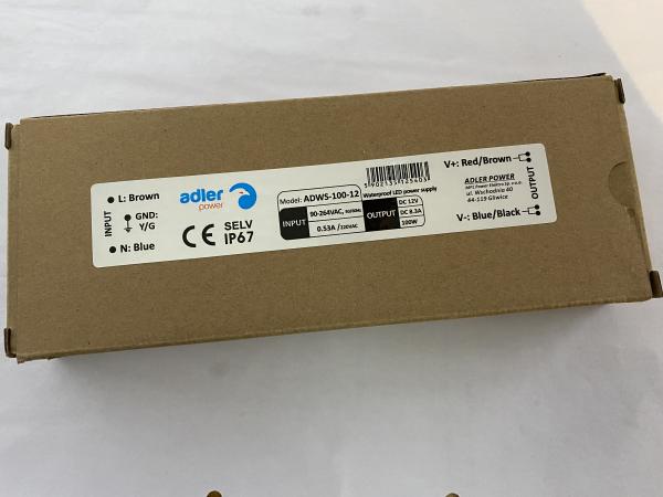 LED Trafo/Netzteil 12V 100W (12V100W IP67) Flach