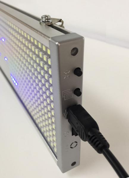 LED Display (Desktop) - LED Laufschrift - mehrfarbig - 120 x 14