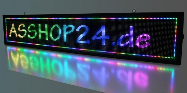 LED Laufschrift - RGB - 20 cm x 136 cm