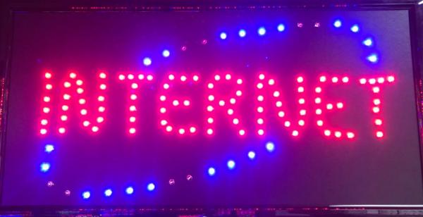 LED-Schild INTERNET